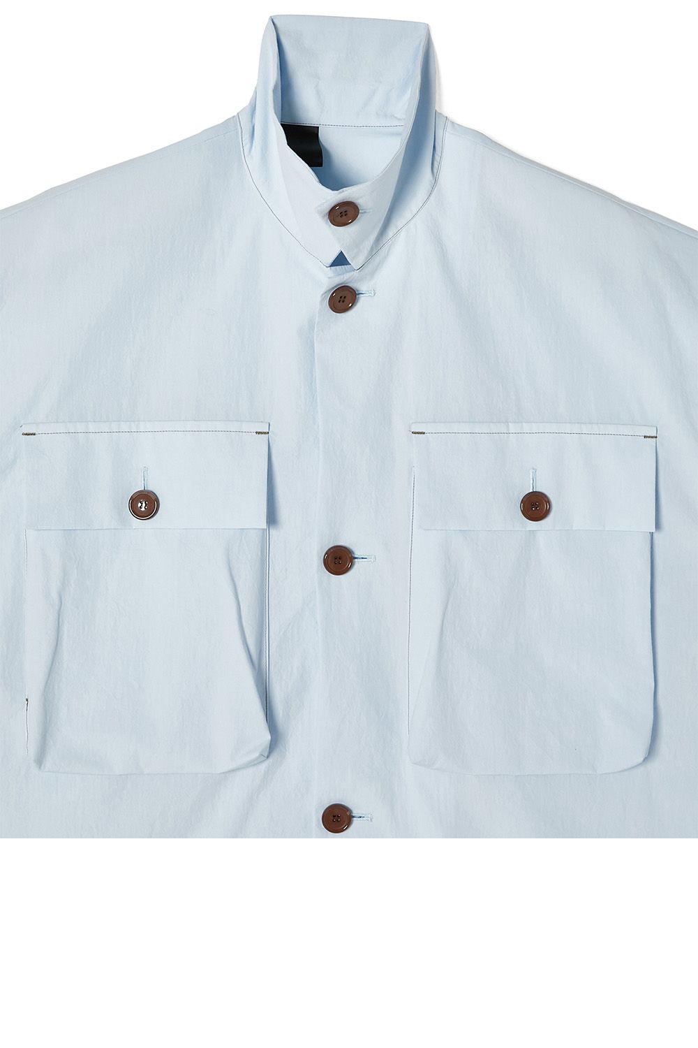 N.HOOLYWOOD COMPILE FLAP-POCKET HALF SLEEVE SHIRT / エヌハリウッド コンパイル フラップポケット ハーフスリーブ シャツ