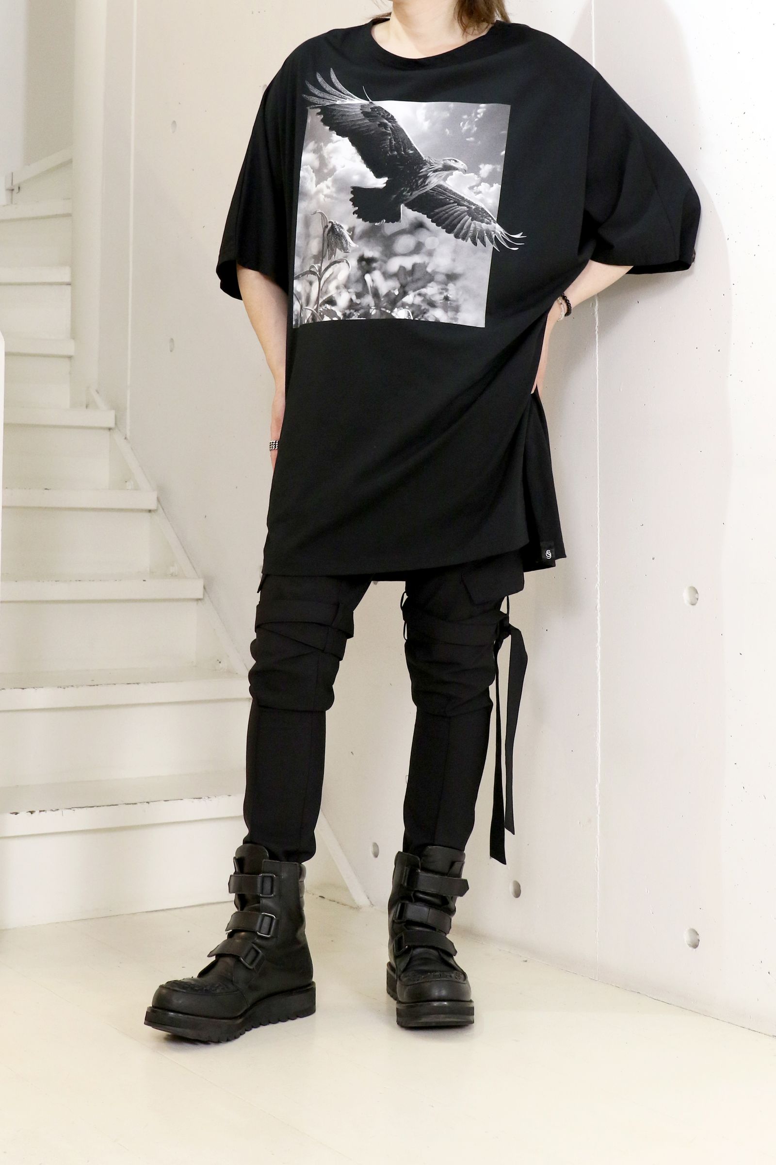Boat Neck Dolman T-Shirt / ボートネック ドルマンスリーブ Tシャツ