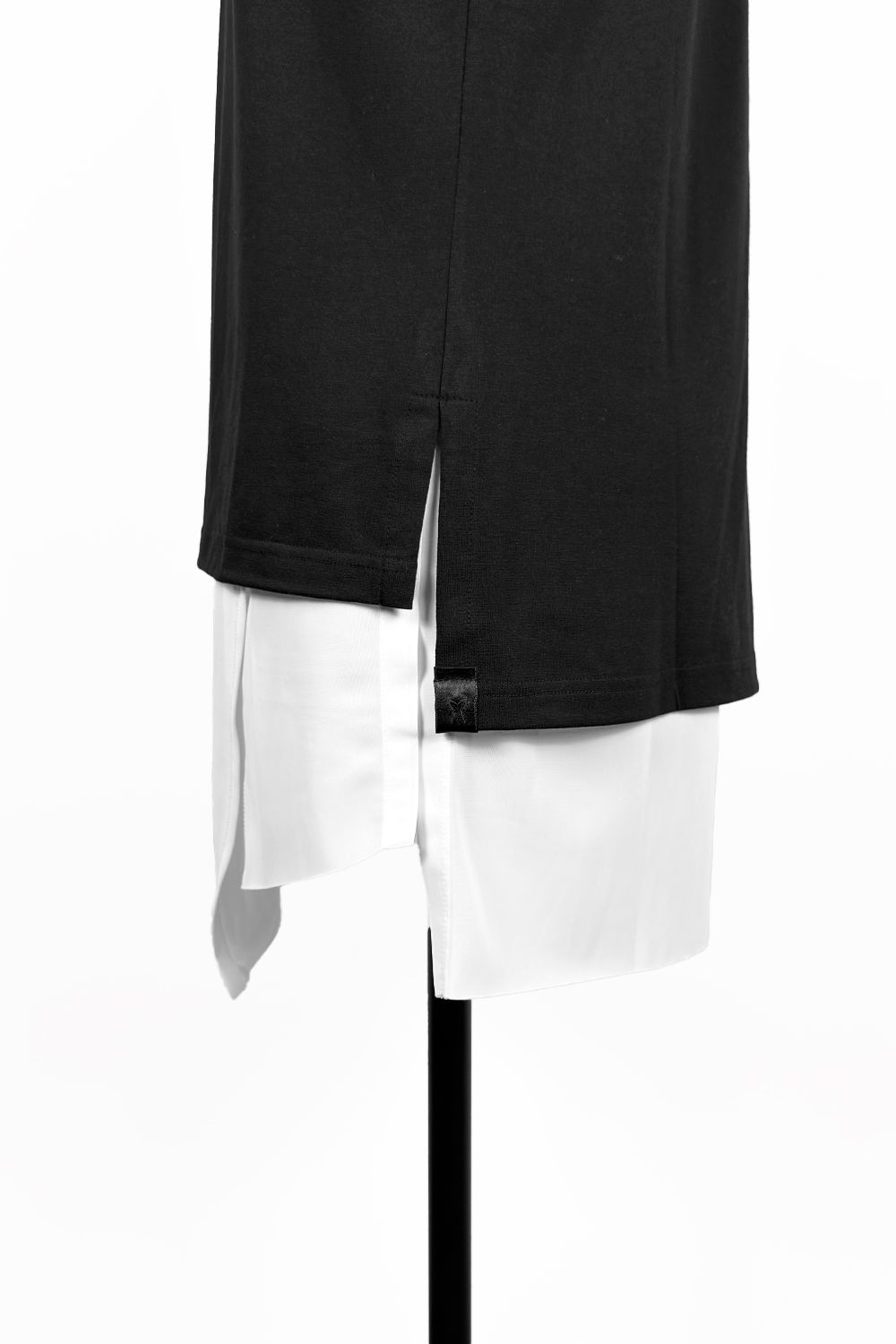BEA-TENJIKU Slit Hem Layered T-Shirt / ベア天竺 スリットヘムレイヤードTシャツ