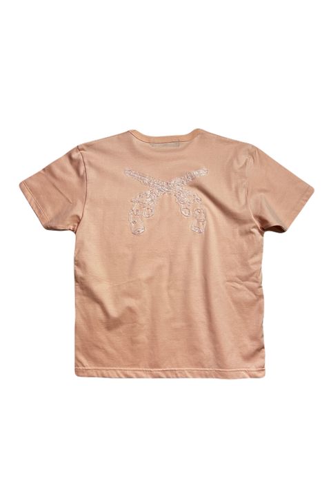 〈レディース〉ORGANDY CROSSGUN T / オーガンジー クロスガン Tシャツ