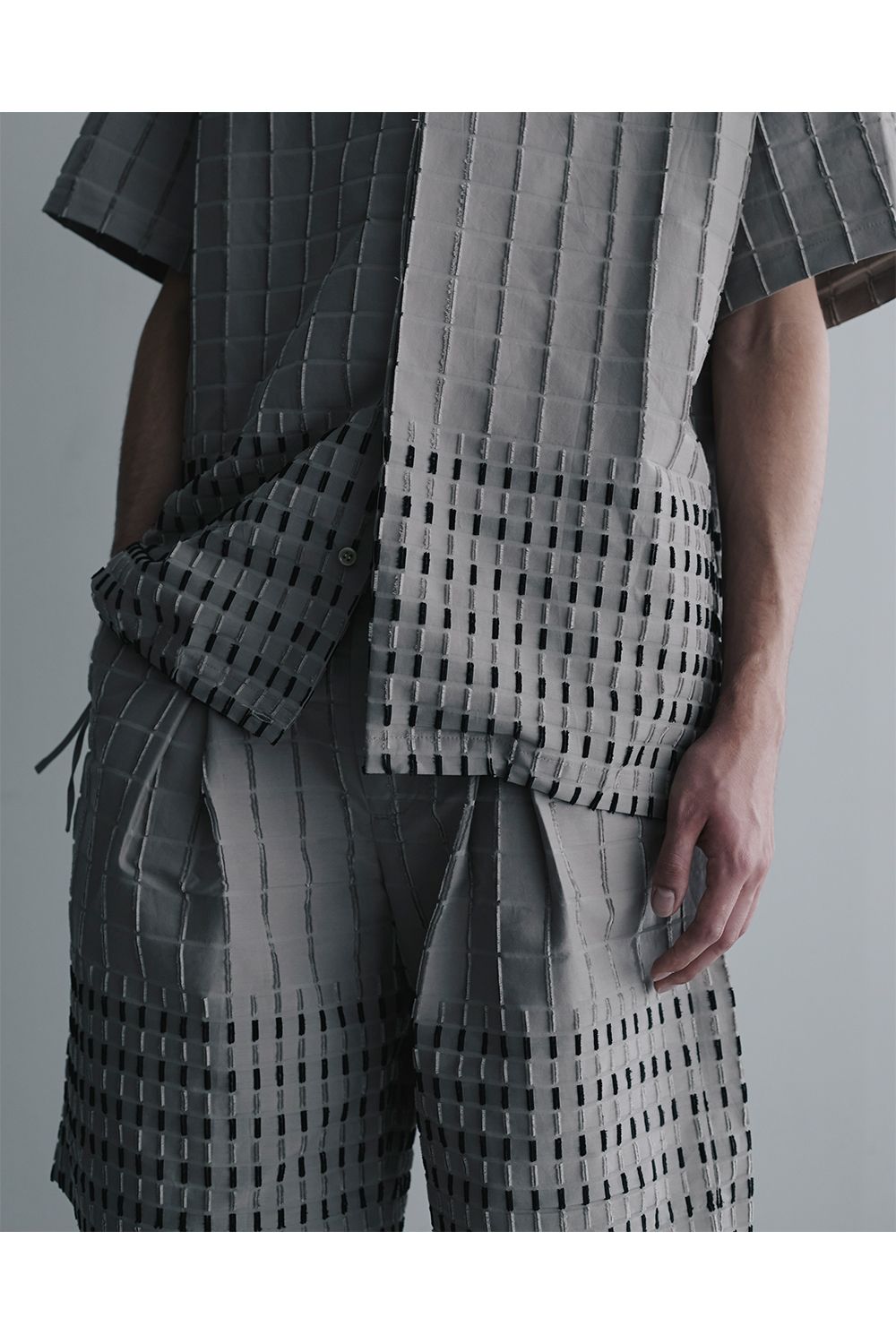 Block pattern S/S shirt / ブロックパターン ショートスリーブ シャツ