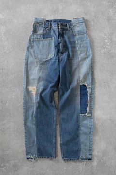 CENTER SEAM LOOSE FIT / センターシーム ルーズ フィット リメイク デニム