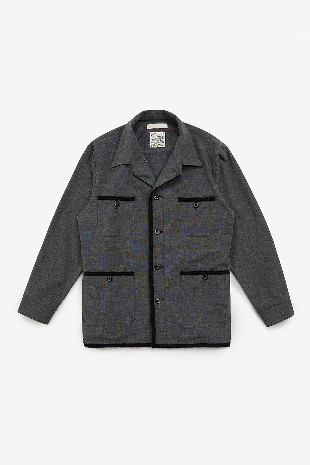 Lace tape shirt / レーステープ シャツ