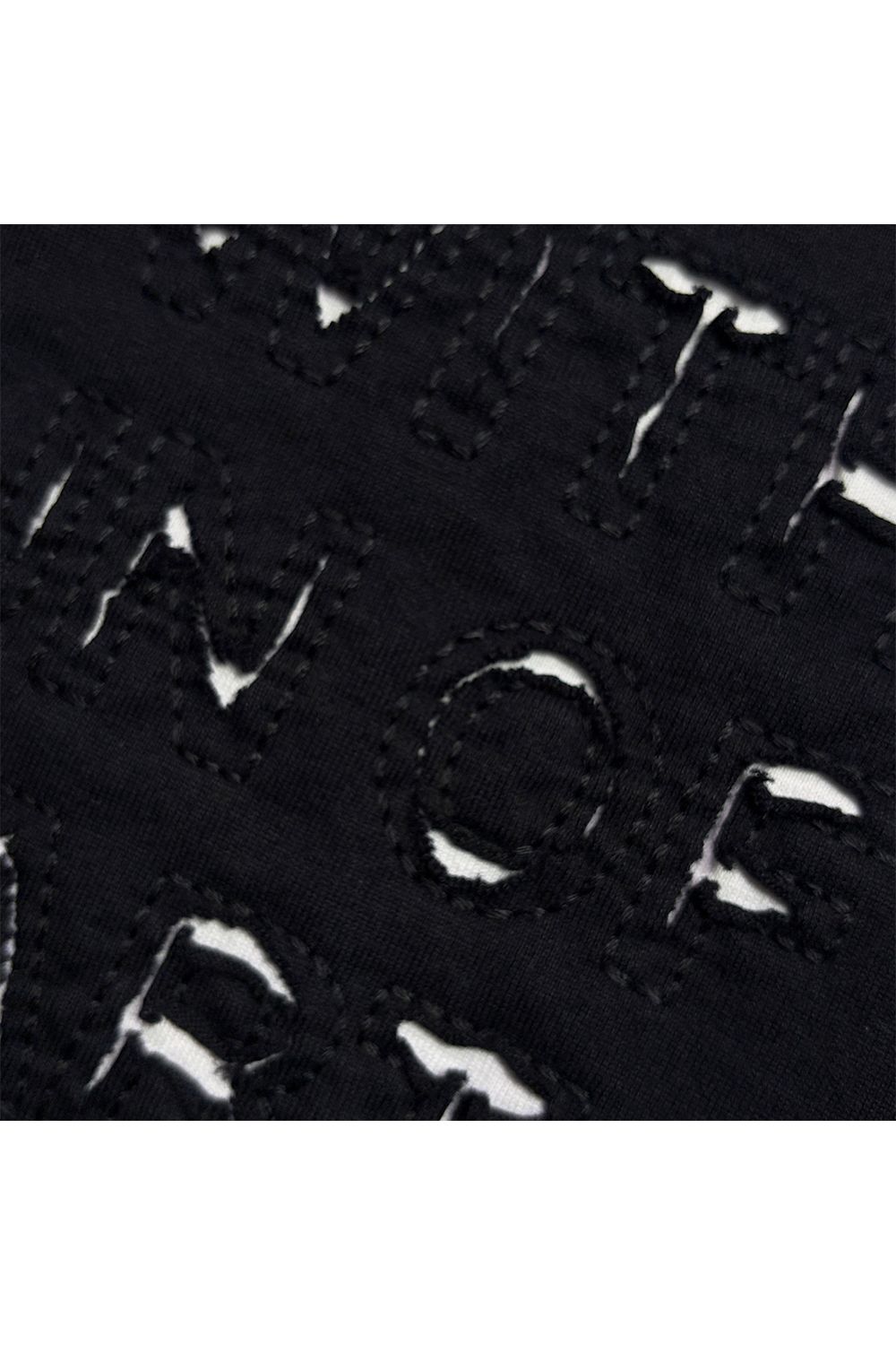 EMB CUT W FACE T / エンブロイダリー カット Wフェイス ロングスリーブ Tシャツ