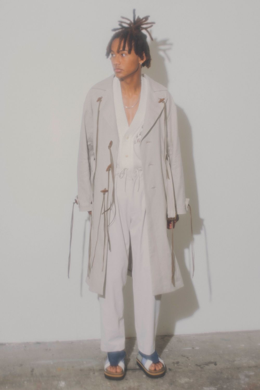 Linen toggle coat / リネン トグル コート