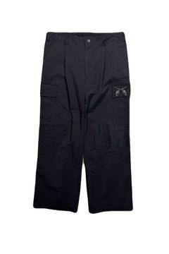 N/C GABA CARGO/CRY / コットン ナイロン カーゴ パンツ クリスタルクロスガン