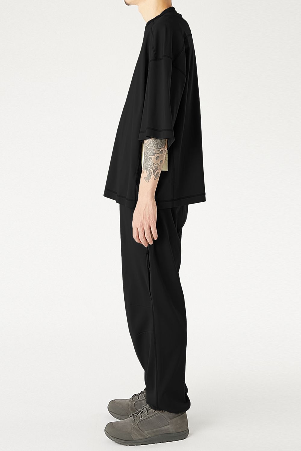 N.HOOLYWOOD TEST PRODUCT EXCHANGE SERVICE PANELED T-SHIRT / エヌハリウッド テストプロダクトエクスチェンジサービス パネル Tシャツ