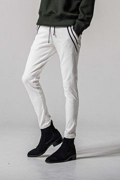 EX DENIM JERSEY EDGE PT / デニム ジャージ エッジ ラインパンツ