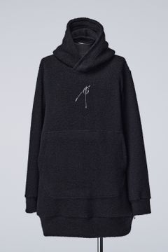 Recycled Wool Pile Loose Hoodie