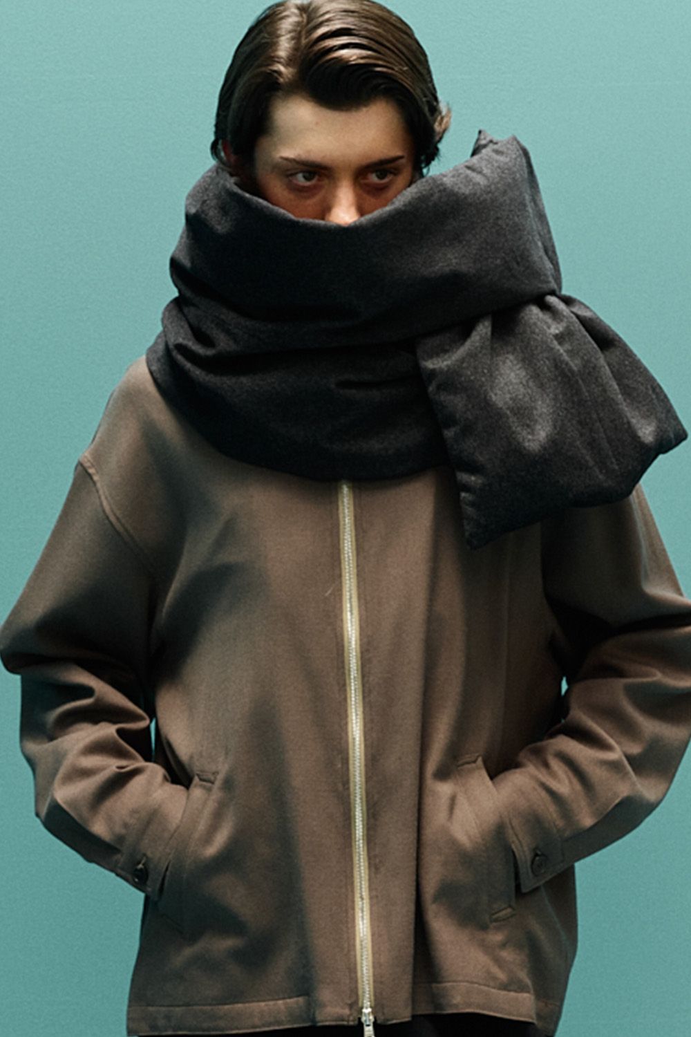 MARKAWARE - CASHMERE DOWN STALL / カシミヤ ダウン ストール
