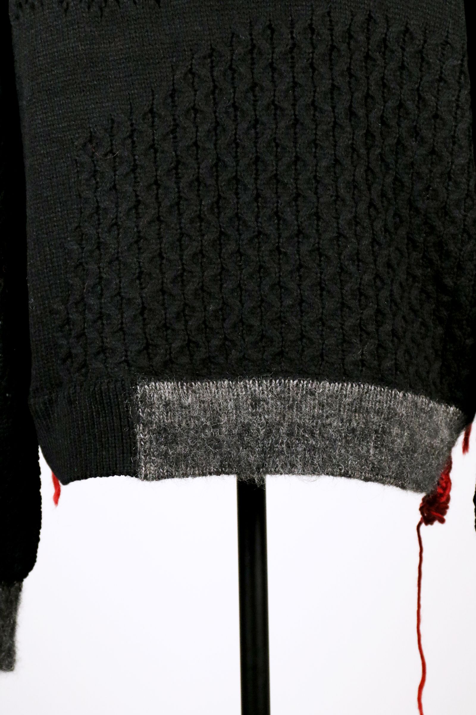 Mixed fur knit P/O / ミックス ファー ニット プルオーバー