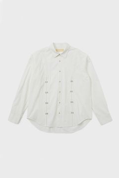 Tonbi hooks detail shirt / トンビフック ディテール シャツ