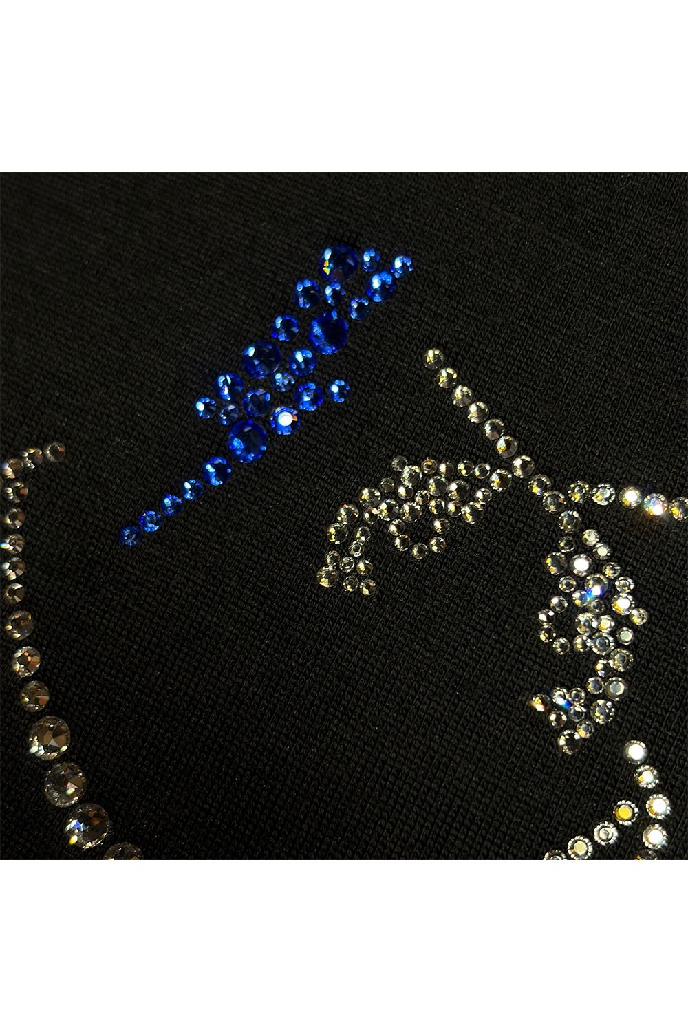 WO/JER S/TEE SMI/SWA / ウールジャージ スマイル スワロフスキー ショートスリーブ Tシャツ