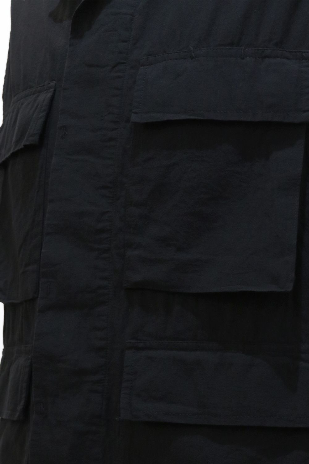 TUMBLED ORGANIC COTTON POPLIN B.D.U VEST / タンブル オーガニック コットン ポプリン バトル ドレス ユニフォーム ベスト