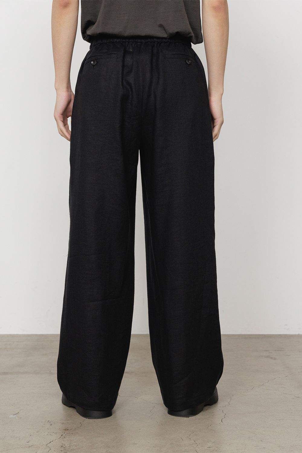 LINEN TROPICAL WIDE LEG EASY PANTS / リネントロピカル ワイドレッグイージーパンツ