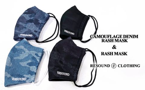 RESOUND CLOTHINGの高機能マスク、4色展開にて好評発売中！！