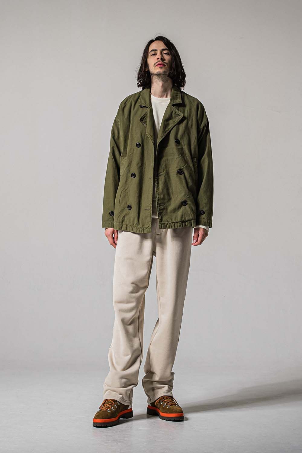 HF URAKE WIDE TUCK PANTS / 裏毛 ワイドタックパンツ