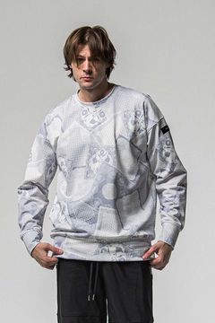 PAISLEY BACK FLEECE DROP TRINER / ペイズリー バック フリース ドロップ トレーナー