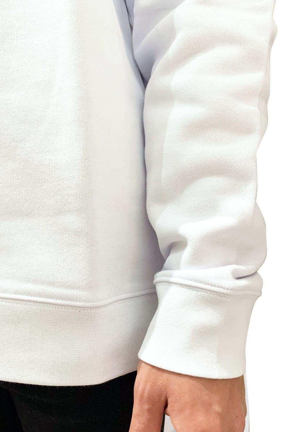 CREW NECK SWEATSHIRT With BRUSHSTROKE LOGO