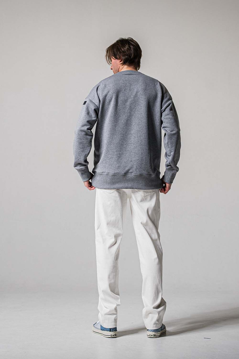 DENIM JERSEY WIDE PT / デニムジャージワイドパンツ