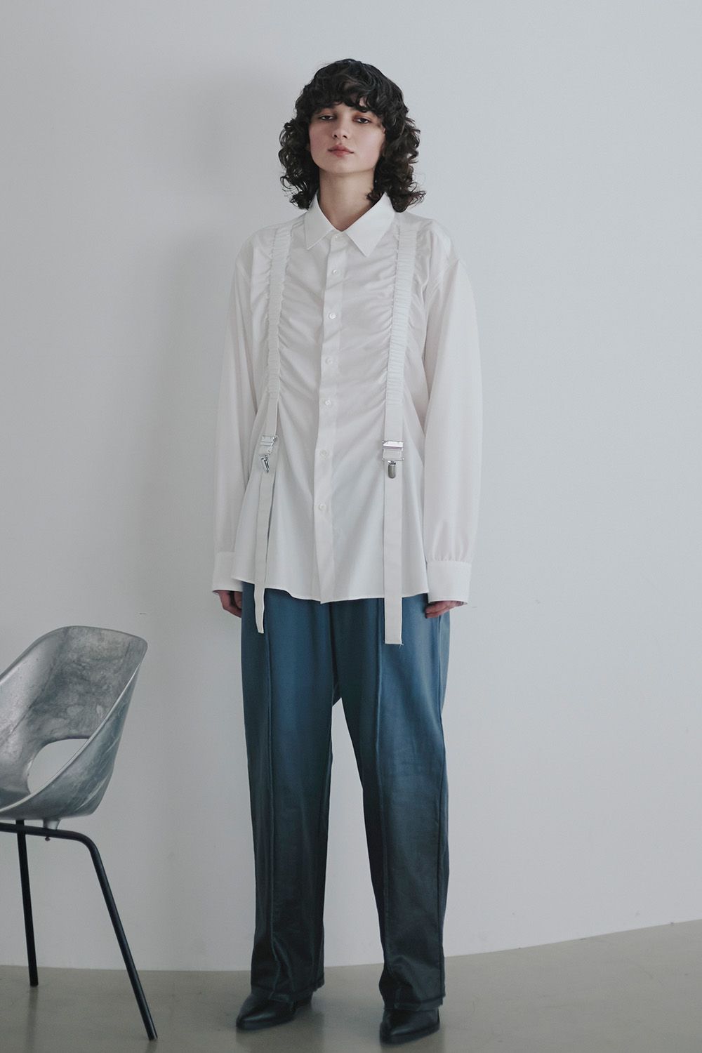 Fake suspenders shirt / フェイク サスペンダー シャツ