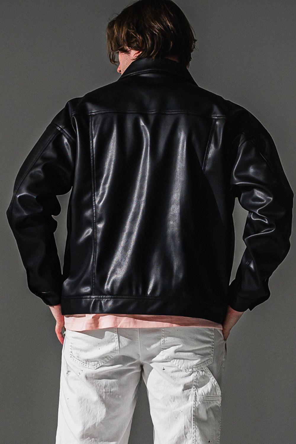 LEATHER 2ND G / エコレザー 2nd型 Gジャン