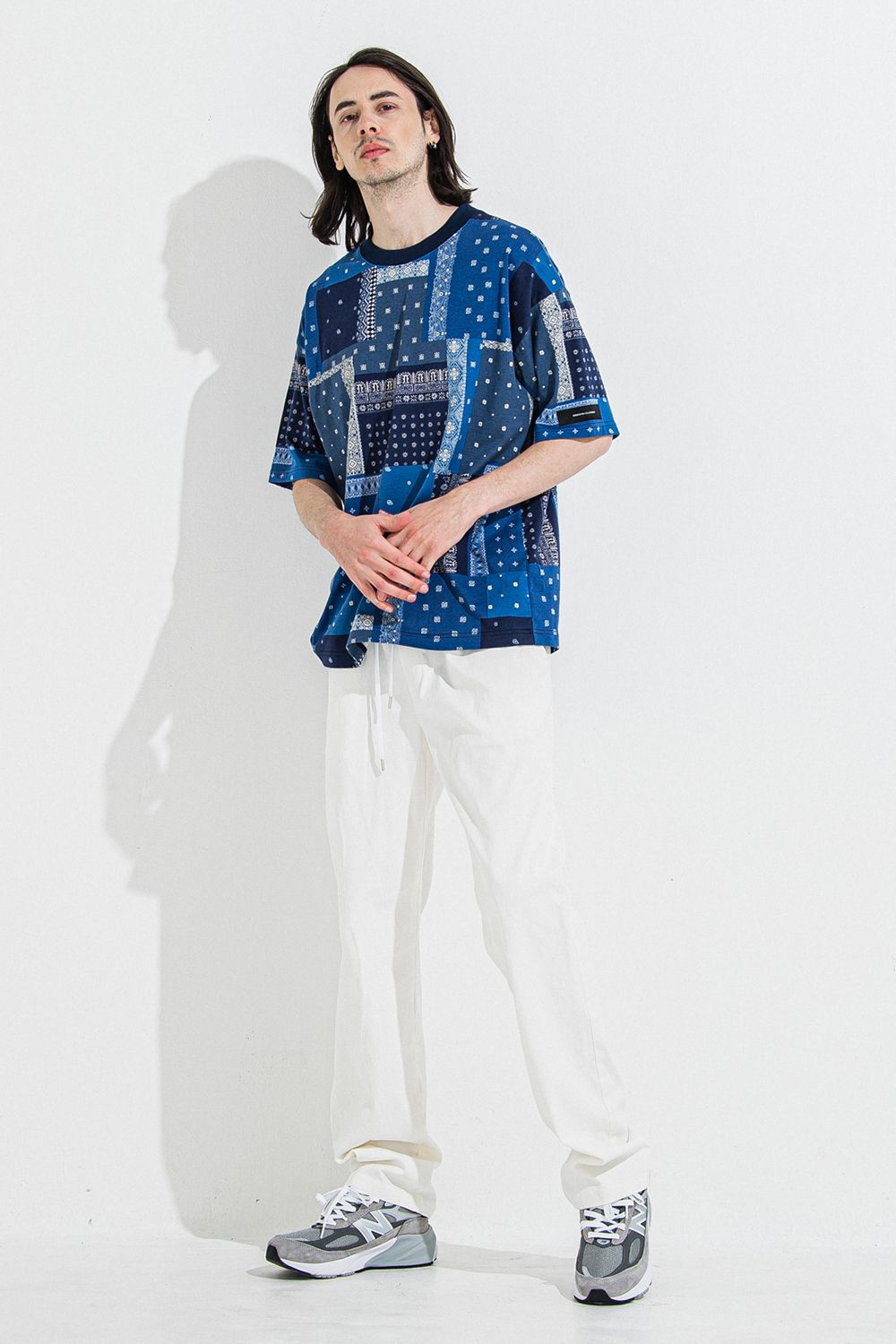 BANDANA OVER TEE / バンダナ オーバーサイズ Tシャツ