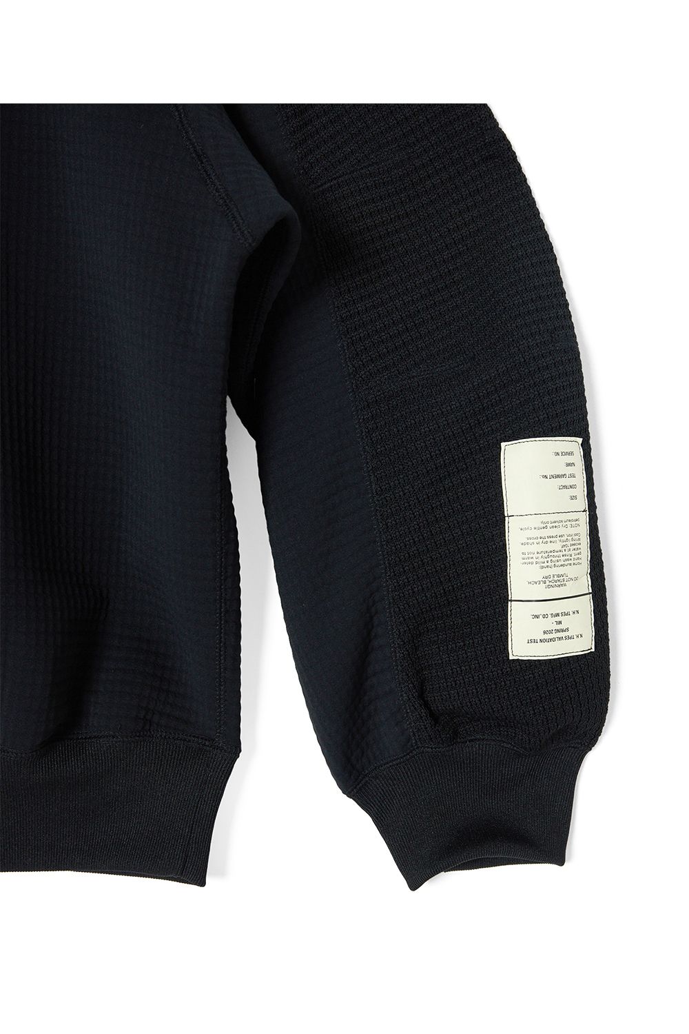 N.HOOLYWOOD TEST PRODUCT EXCHANGE SERVICE CREWNECK SWEATSHIRT / エヌハリウッド テストプロダクトエクスチェンジサービス クルーネック スウェットシャツ