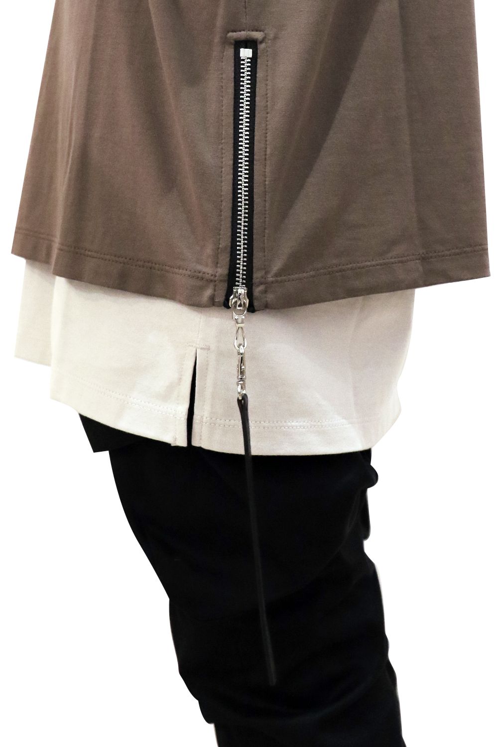 LOGO ZIP TEE × TANK TOP / ロゴジップ ティー × タンク トップ