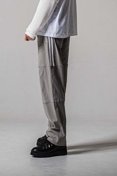 JOHNSON LINE NYLON WIDE PT / ジョンソン ナイロン ラインワイドパンツ