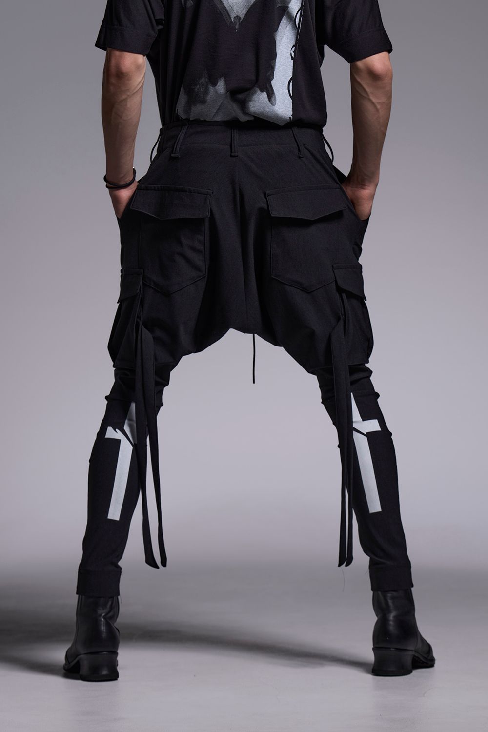 High Tension Jersey Sarrouel Pants / ハイテンションジャージー サルエルパンツ（プリントあり）