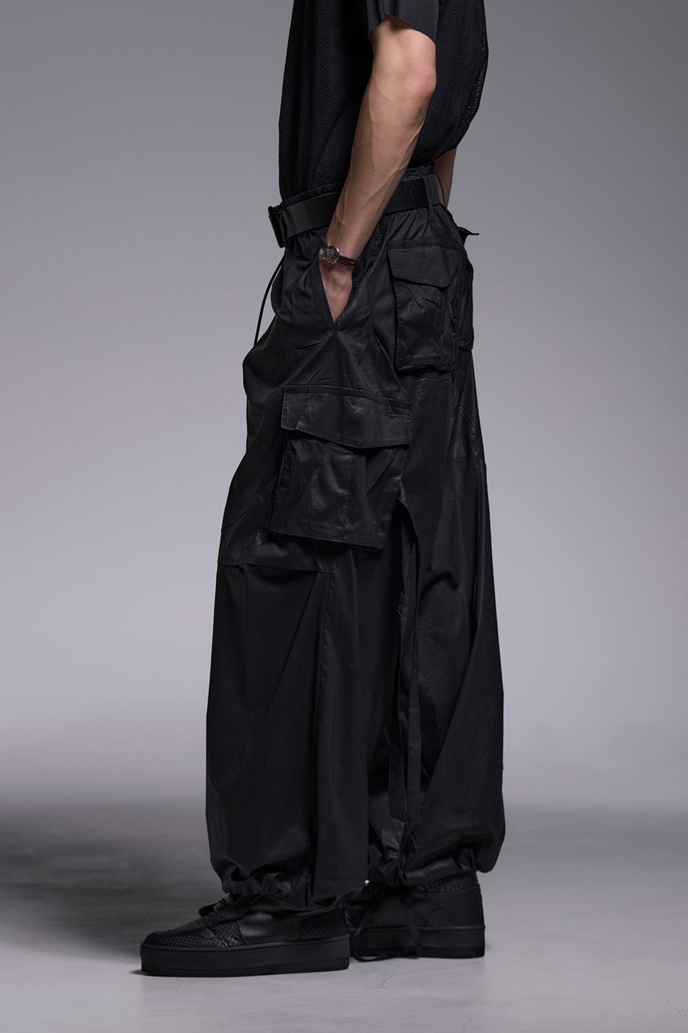 Coating Lawn Cargo Pants / コーティングローン カーゴパンツ