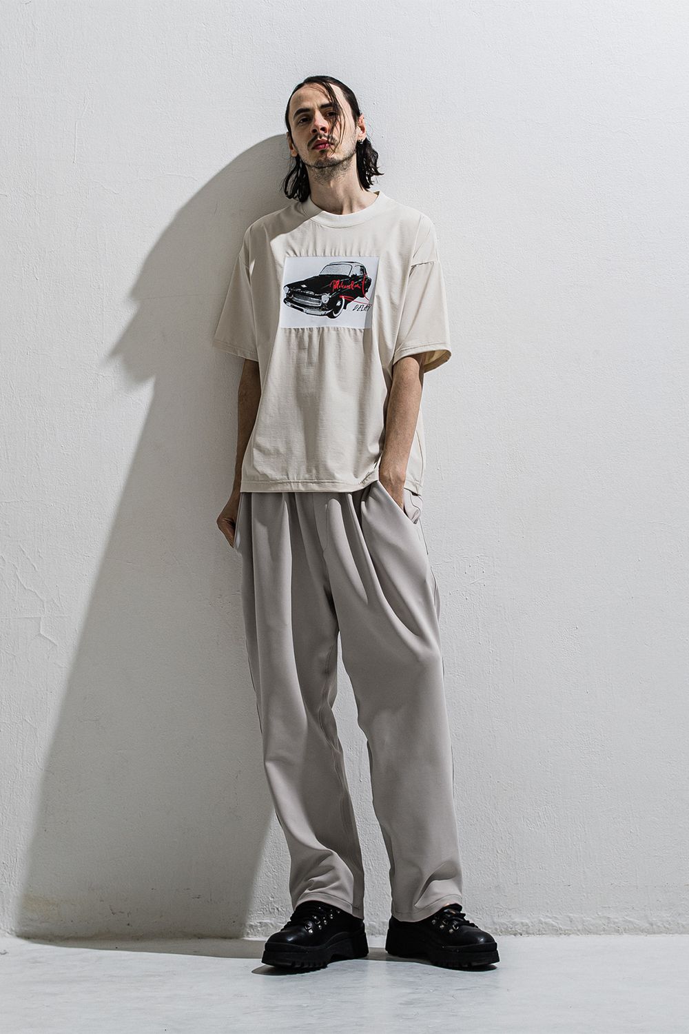 Emilio DB WIDE PANTS / スラックス ワイドイージーパンツ