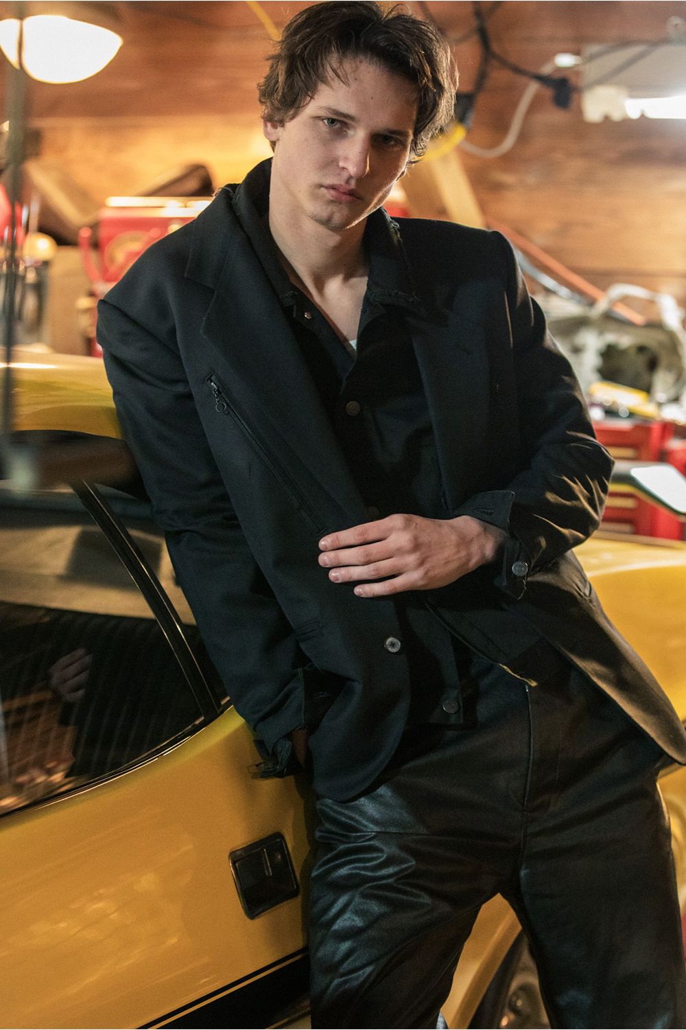 W/S GABA JKT CRY / ウール/シルク ギャバジン ジャケット / クリスタル