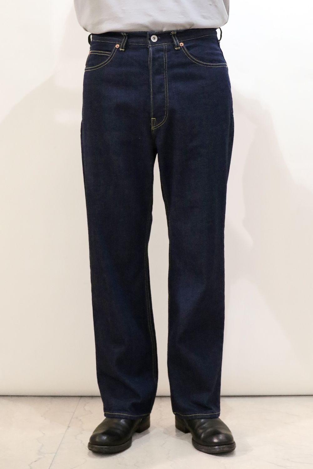 marka - ORGANIC COTTON 12oz DENIM SHOE CUT JEANS / オーガニック