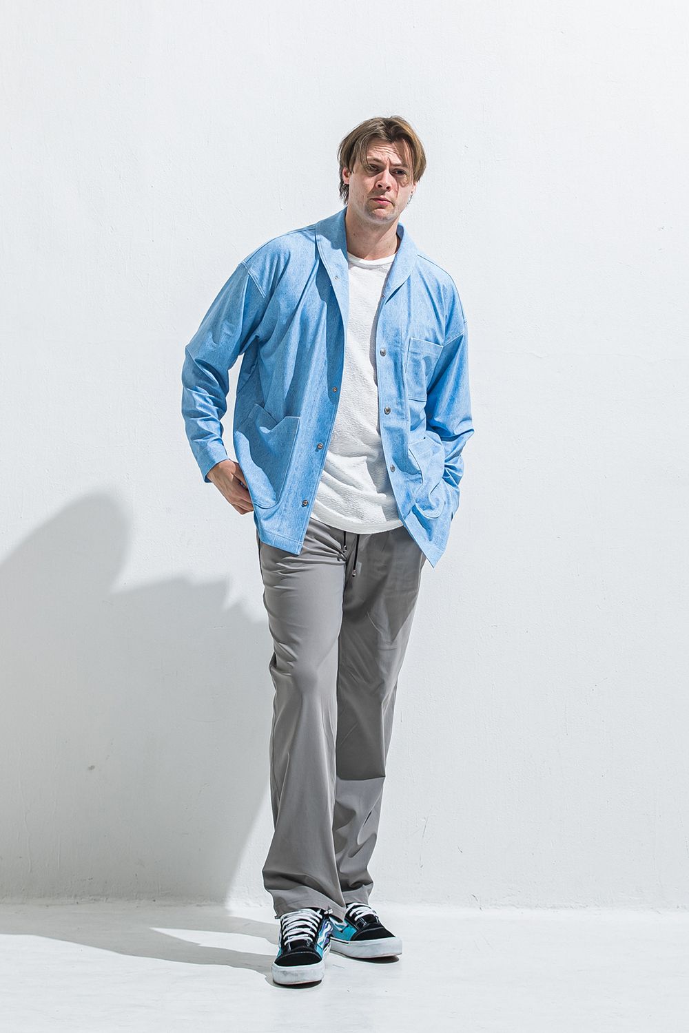 EDGE NYLON SEMI WIDE PT / エッジ ナイロン セミワイドパンツ