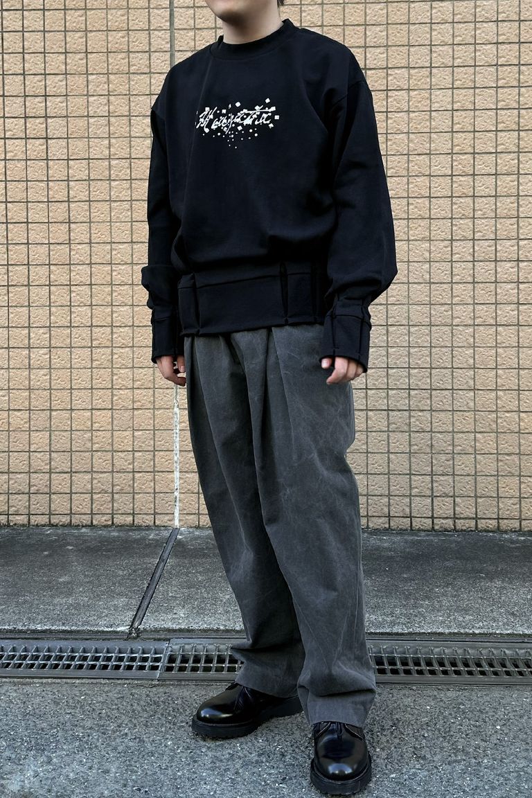 meagratia Lace tape denim BL Style①