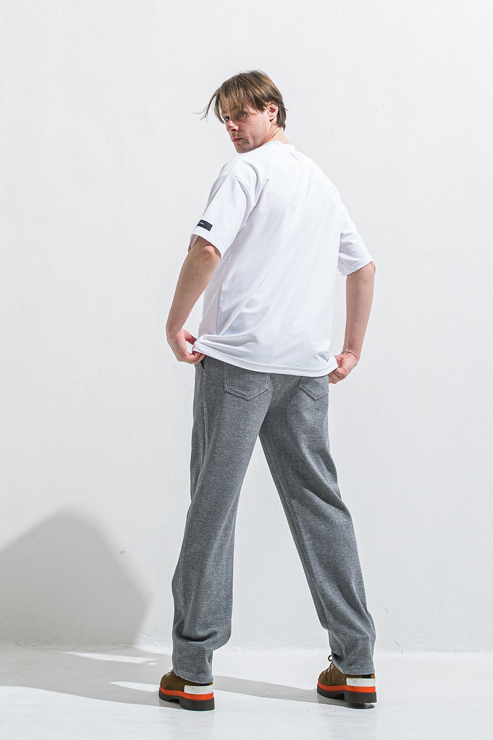 SEMI WIDE TUCK PANTS / セミワイド タック パンツ