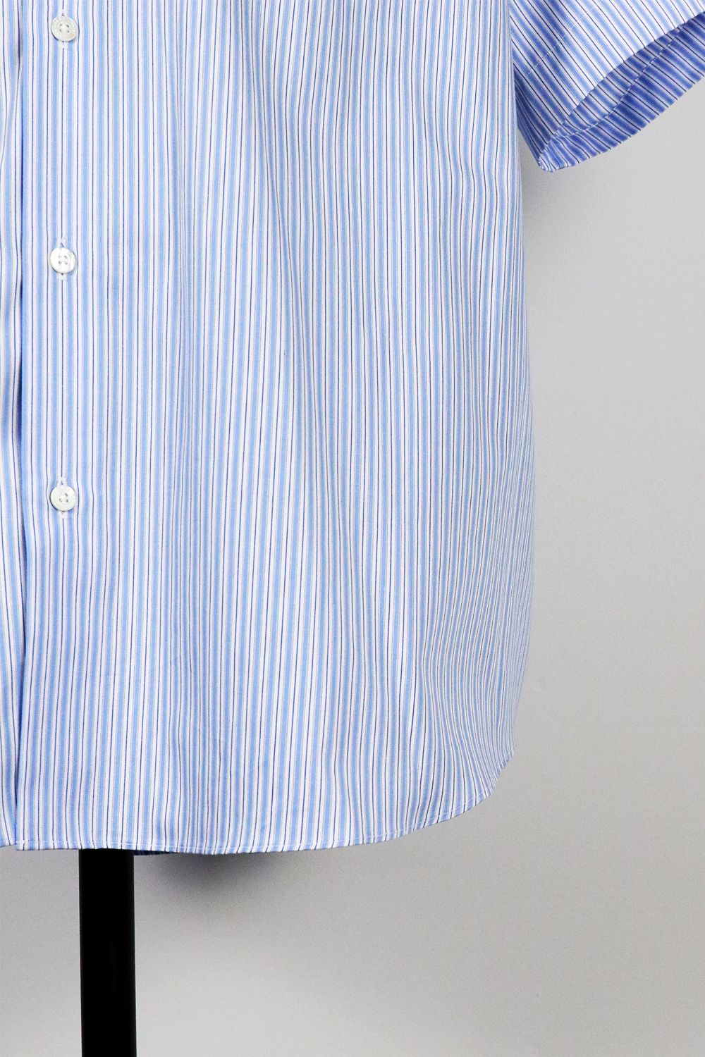SOKTAS ORGANIC COTTON POPLIN STRIPE COMFORT FIT SHIRT S/S / ソクタス オーガニック コットン ポプリン ストライプ コンフォートフィット ショートスリーブ シャツ
