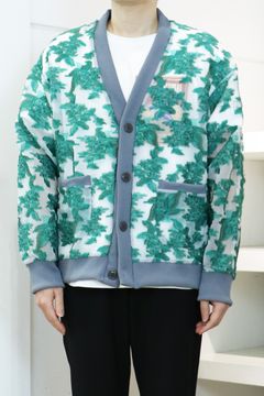 Mesh jaquard cardigan / メッシュ ジャガード カーディガン