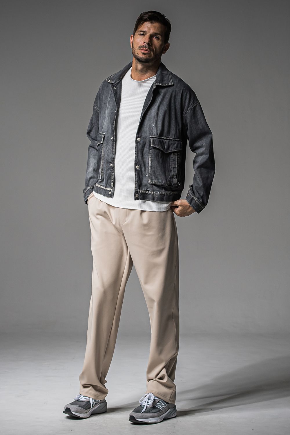 CUTOFF RAIL LONG SLEEVE / カットオフ ロングスリーブ