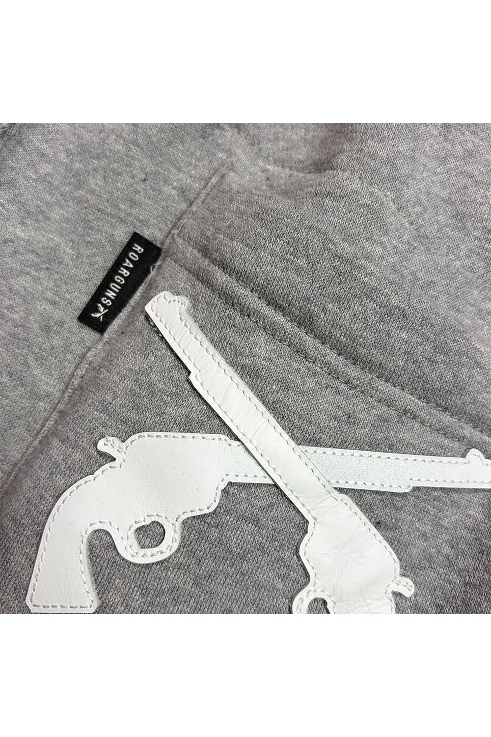 LEATHER PATCH PANTS / レザー パッチ スウエット パンツ