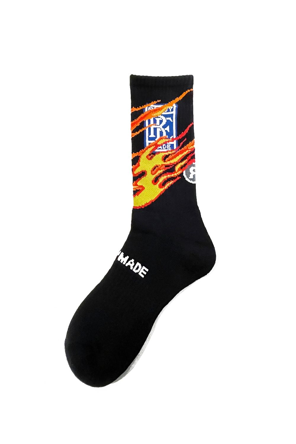 READYMADE - 3P CREW SOCKS FIRE | laid-back