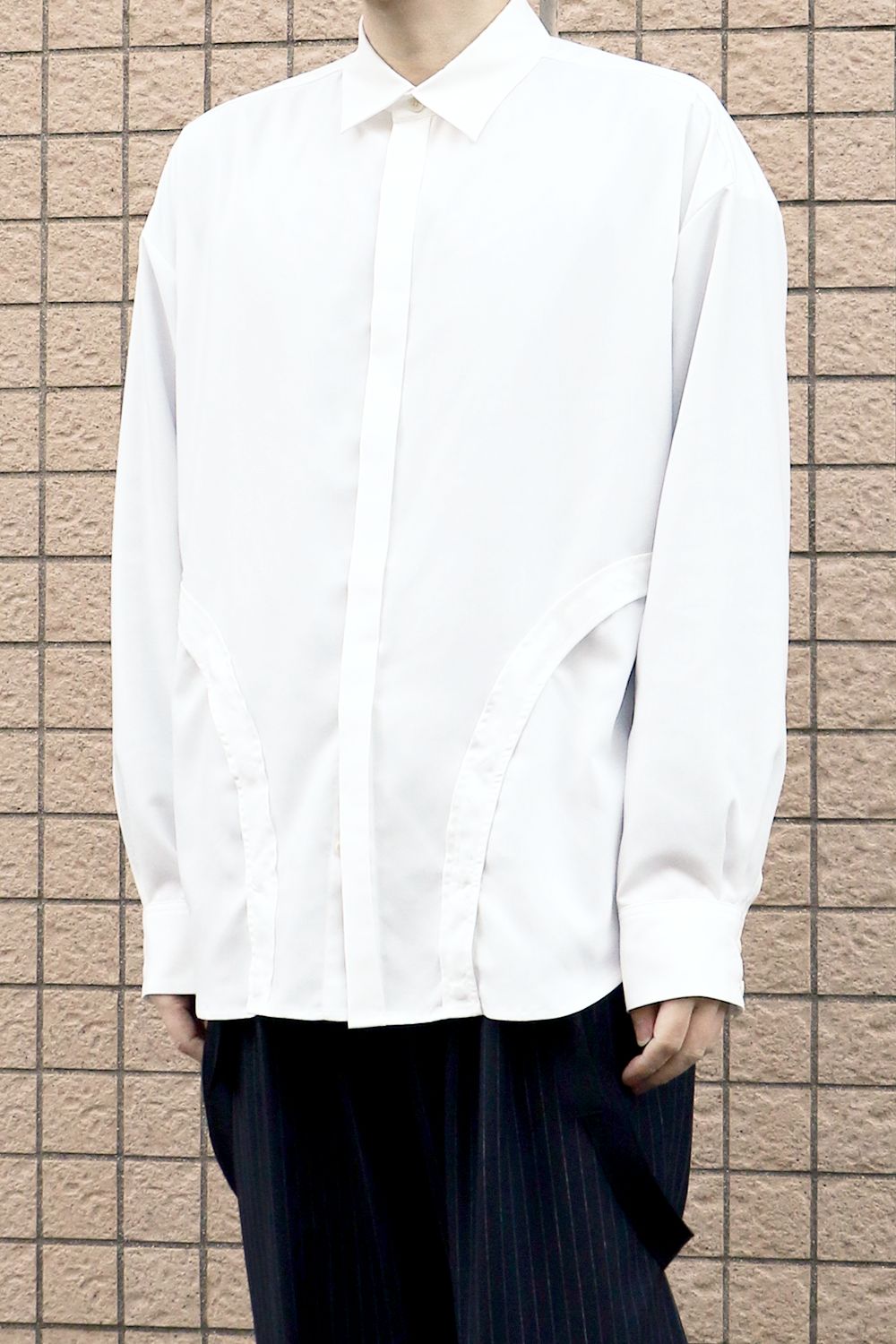 Multi-way snap button shirt / マルチウェイ スナップボタン シャツ