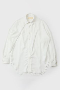 Cross tuck sheer shirt / クロス タック シアー シャツ