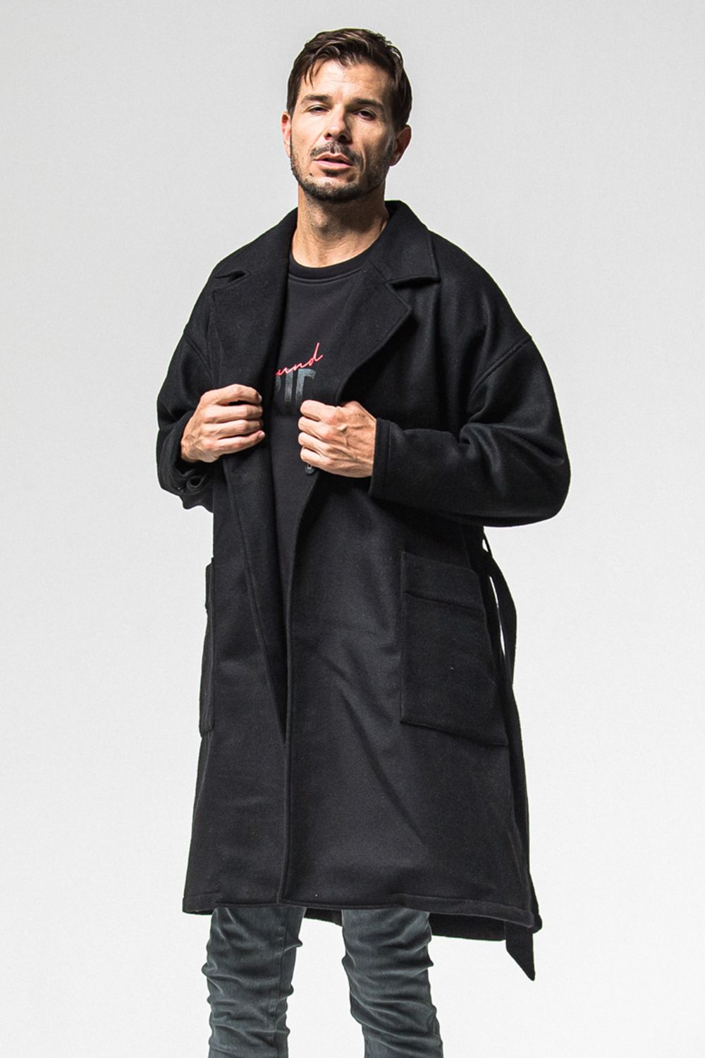 GOWN OVER COAT / オーバーサイズ ガウン コート