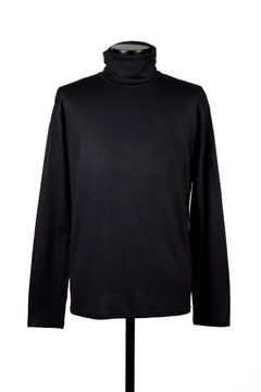 WASHABLE WOOL HIGH NECK SHIRT / ウォッシャブル ウール ハイネック シャツ