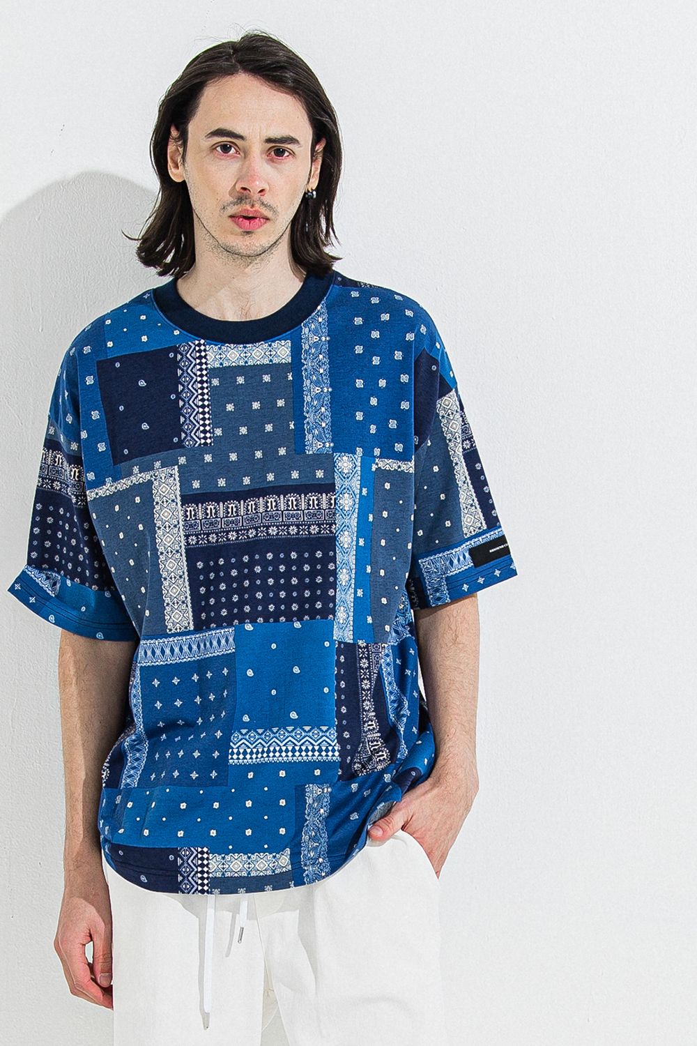 BANDANA OVER TEE / バンダナ オーバーサイズ Tシャツ