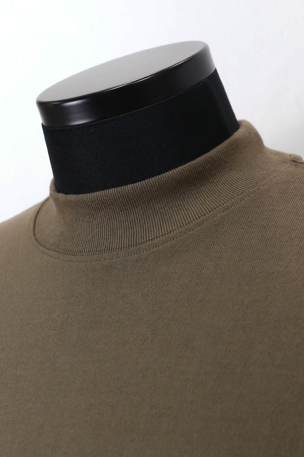 POCKET L/S T CRY / ポケット ロングスリーブ モックネック Tシャツ クロスガンクリスタル