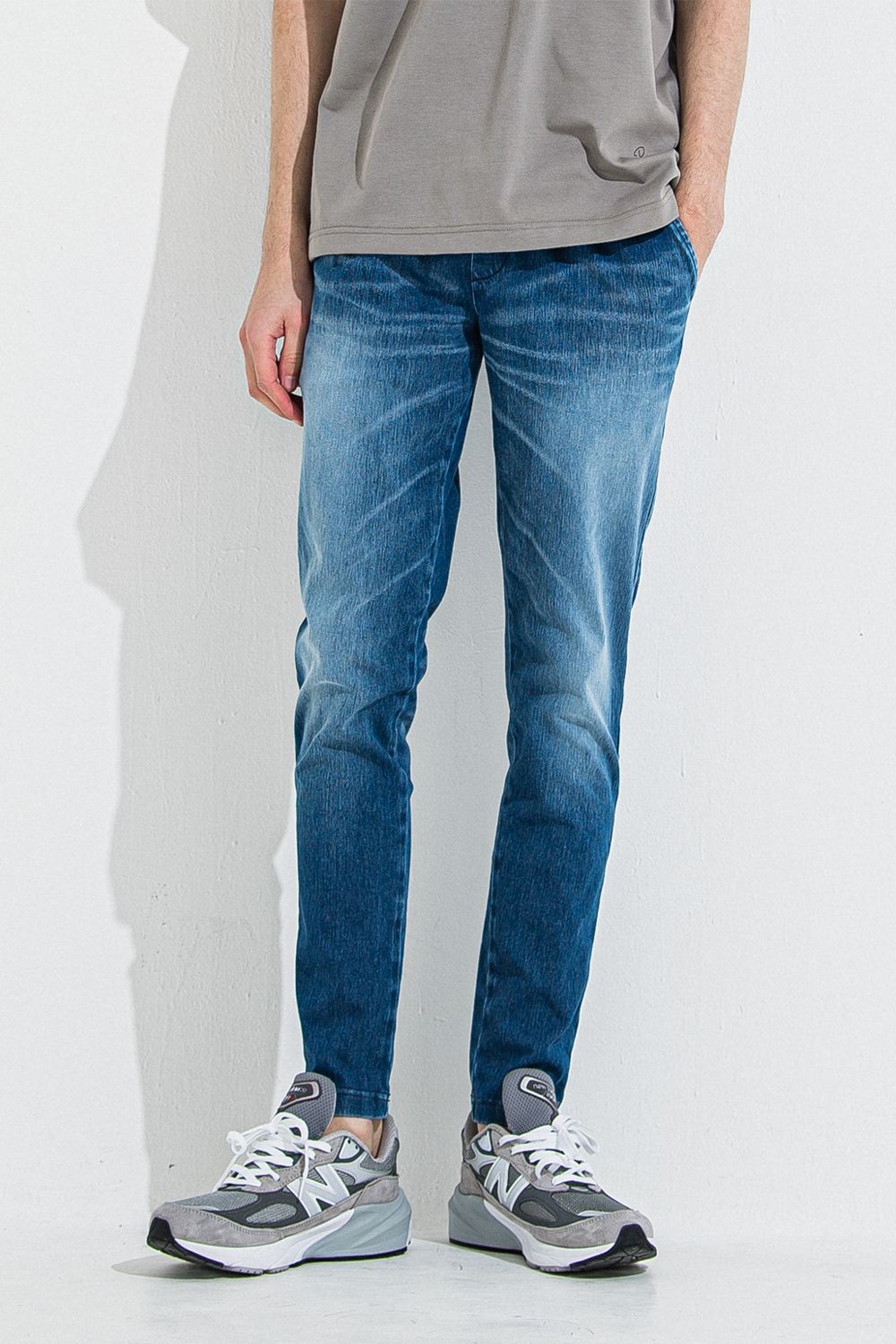 DENIM JERSEY CHRIS EASY TUCK PT / デニム ジャージ クリス イージー タック パンツ